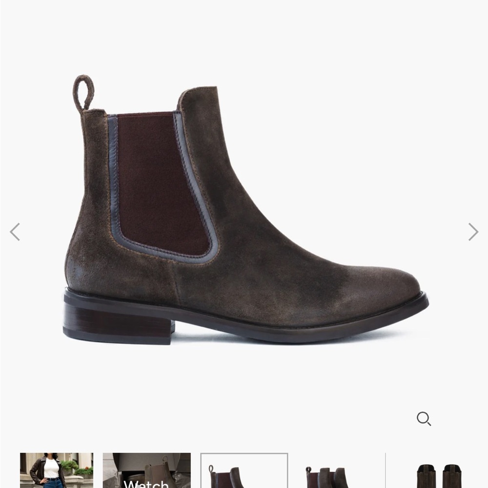 Thursday Boot Co “the duchess” dark olive suede